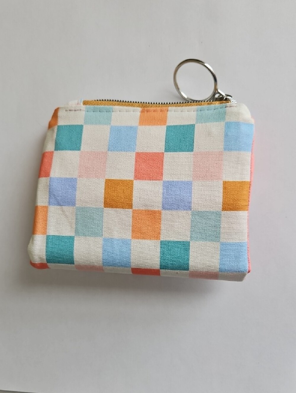 Checkerboard Canvas Wallet - Multi Color - Picture 3 of 3